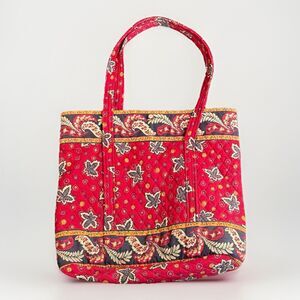 Vera Bradley‎ Red Coin Retired Pattern Vintage Y2K Shoulder Tote Bag Large